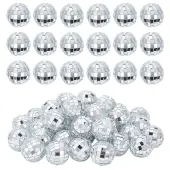 50Pcs Christmas Foam Disco Ball Decoration