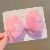 Paillette Cloth Felt Fabric Alligator Hair Clip