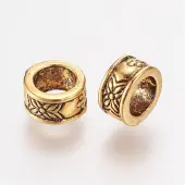 Tibetan Style Alloy European Beads