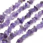 Natural Amethyst Chip Bead Strands