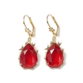 Glass Leverback Earring