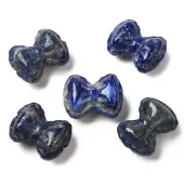Natural Lapis Lazuli Carved Beads