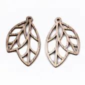 Unfinished Hollow Wood Big Pendants