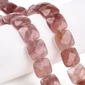 Natural Strawberry Quartz Beads Strands
