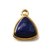Natural Lapis Lazuli Triangle Charms