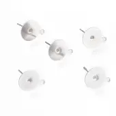 Tarnish Resistant 304 Stainless Steel Stud Earring Findings