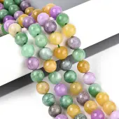 Dyed Natural Quartz Beads Strands