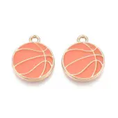 Rack Plating Alloy Enamel Pendants