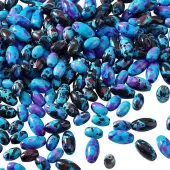 6 Strands 6 Styles Spray Painted Synthetic Turquoise Beads Strands