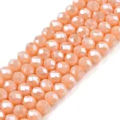 Electroplate Glass Beads Strands