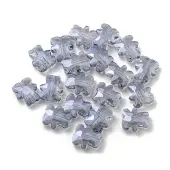 100Pcs Electroplate Glass Beads
