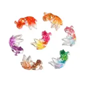 Goldfish Transparent Resin Cabochons