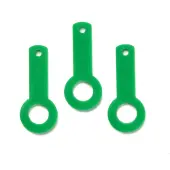 Acrylic Blank Tumbler Straw Charm Holder