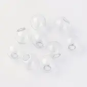 Round Mechanized One Hole Blown Glass Globe Ball Bottles