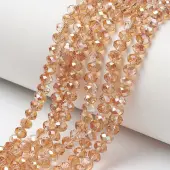 Electroplate Glass Beads Strands