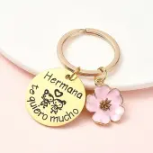 Alloy Enamel & 304 Stainless Steel Keychain