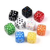 Opaque Printed Acrylic Beads