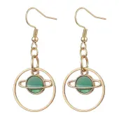 304 Stainless Steel with Alloy Enamel Dangle Earrings