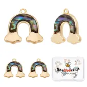 Beebeecraft Synthetic Paua Shell Charms