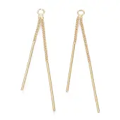 Brass Chain Tassel Big Pendants