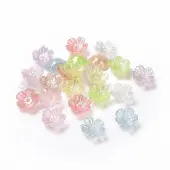 Transparent Acrylic Beads Caps