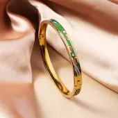 304 Stainless Steel Enamel Bangles