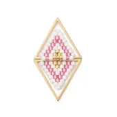 Glass Seed Beaded Connector Charms