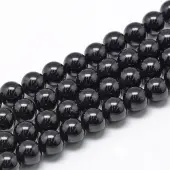 Natural Black Tourmaline Beads Strands