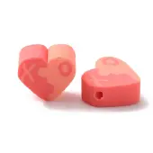 Valentine's Day Theme Handmade Polymer Clay Beads