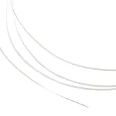 BENECREAT 1Pc Flat 925 Sterling Silver Wires