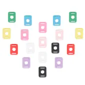 36Pcs 9 Colors PVC Shoelace Buckle Clips