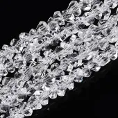 Transparent Glass Beads Strands