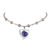Non-magnetic Synthetic Hematite & Glass Beaded Necklaces