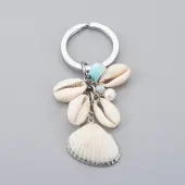 Electroplate Shell Keychain