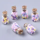 Glass Wishing Bottle Pendant Decorations