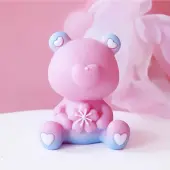 Bear Shape Candle DIY Food Grade Silicone Molds