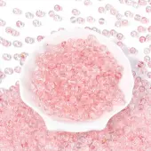 Baking Paint Transparent Glass Beads