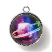 Galaxy Theme Luminous Glass Ball Pendants