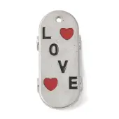 Alloy with Enamel Pendants