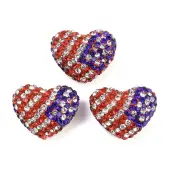 Handmade Polymer Clay Rhinestone Beads