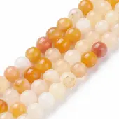 Natural Topaz Jade Bead Strands