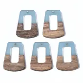 Resin & Walnut Wood Pendants