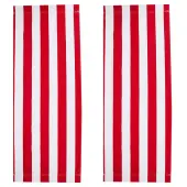 2Pcs Stripe Chair Cloth Canvas