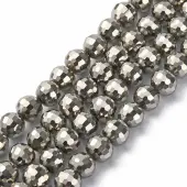 Electroplate Glass Beads Strands
