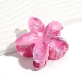 5-Petals Flower Shapes Plastic Claw Hair Clips