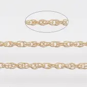 Soldered Brass Coated Iron Rope Chains