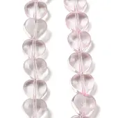 Baking Paint Transparent Glass Beads Strands