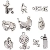 Mixed Tibetan Style Alloy Pendants