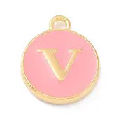 Golden Plated Alloy Enamel Charms