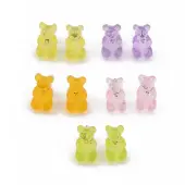 Bear Resin Stud Earrings